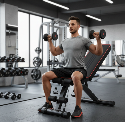 Banc de Musculation Professionnel 300 kg – Réglages Multiples & Pliage Rapide