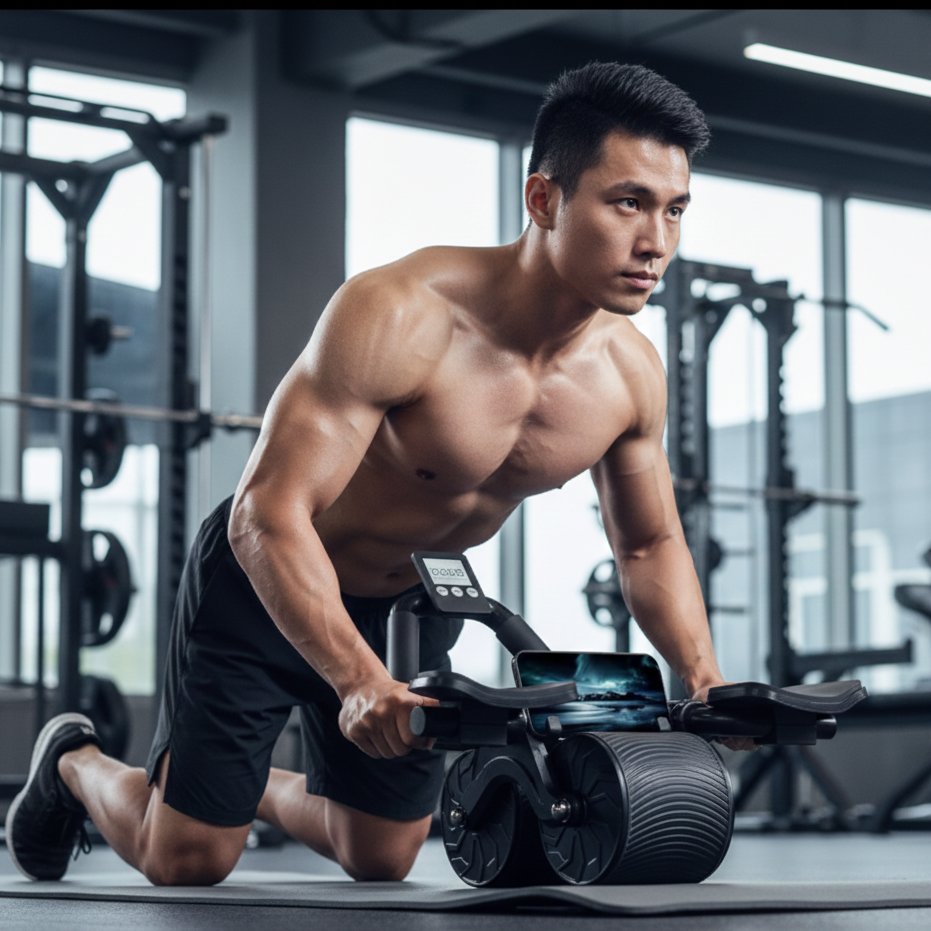 Machine à Abdominaux avec Support pour Coudes